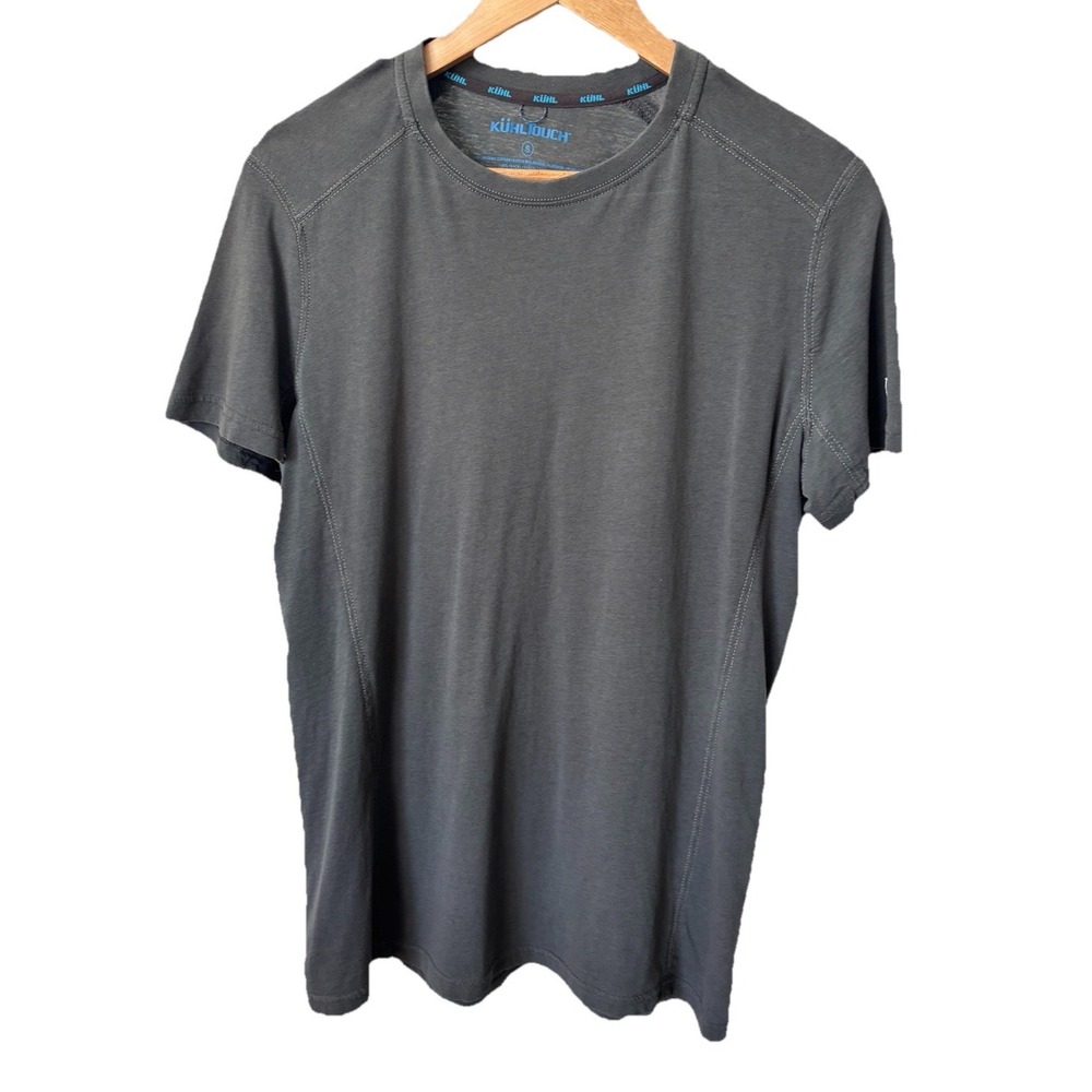 Kuhl Touch T Shirt Mens Small Gray Organic Cotton Tencel Outdoor Tee